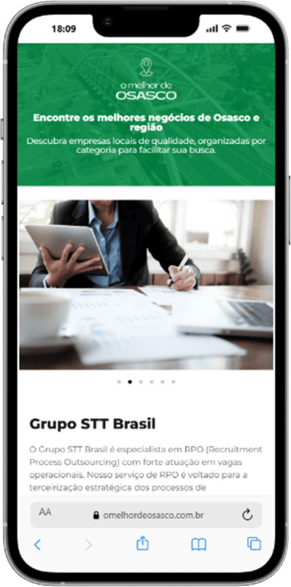 Página Personalizada Empresa 1